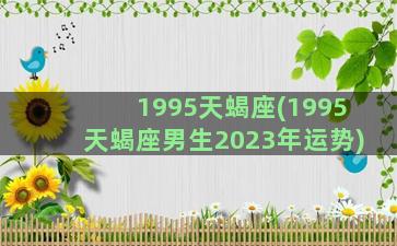 1995天蝎座(1995天蝎座男生2023年运势)