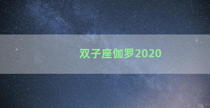 双子座伽罗2020